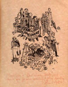 cartoon of the company by John Lithgow